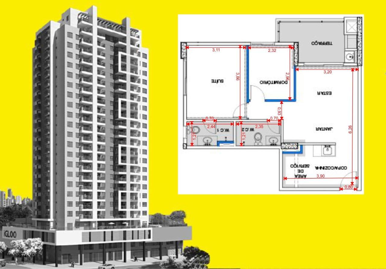 I055B- Harmony Home, 2 Quartos Com Garagem Curitiba Exterior photo